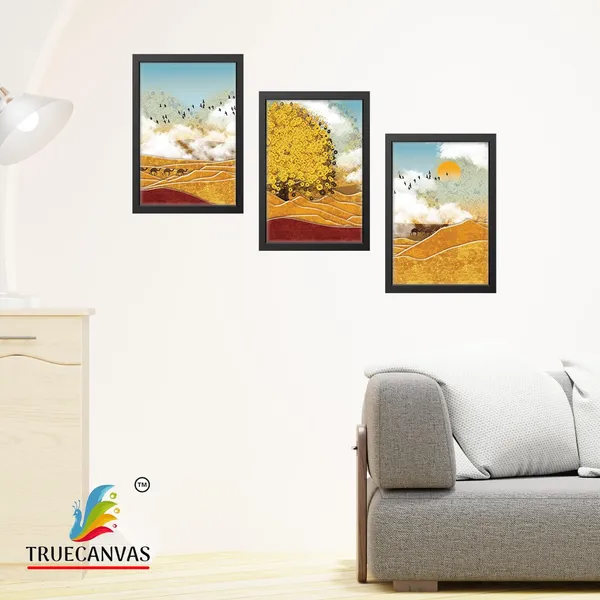 Black__Abstract_Hd_Print_Painting_Set_Of_3_With_Frame_|_For_Home,_Living_Room_Gallery_&_Office,_Black,_Size_-_13.50_X_19.50_Inch,_Sf080