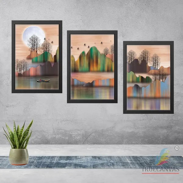 Black__Abstract_Hd_Print_Painting_Set_Of_3_With_Frame_|_For_Home,_Living_Room_Gallery_&_Office,_Black,_Size_-_13.50_X_19.50_Inch,_Sf084