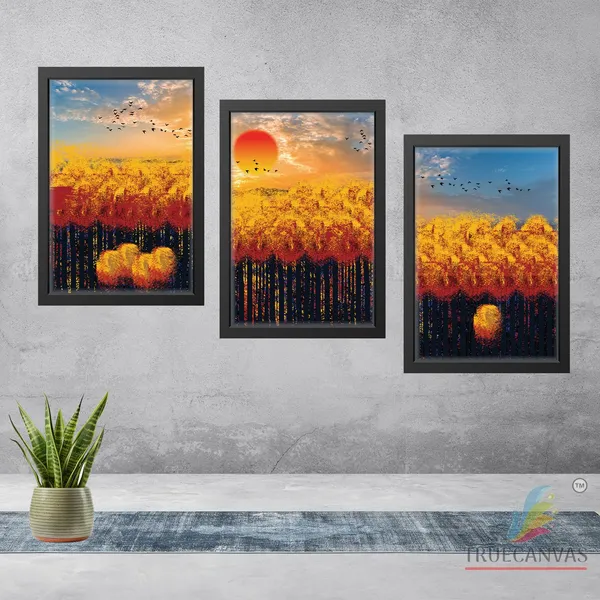 Black__Abstract_Hd_Print_Painting_Set_Of_3_With_Frame_|_For_Home,_Living_Room_Gallery_&_Office,_Black,_Size_-_13.50_X_19.50_Inch,_Sf086