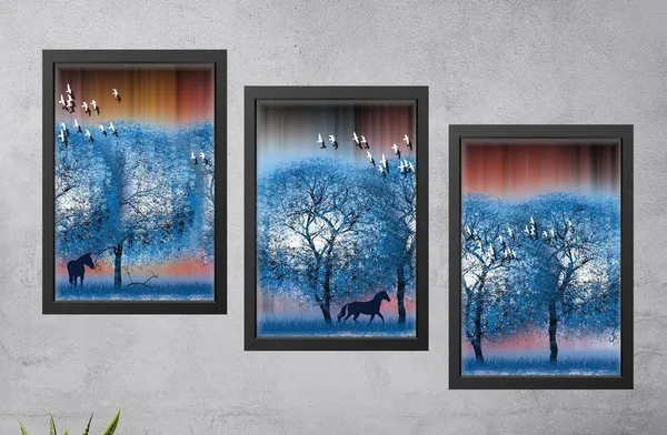 Black__Abstract_Hd_Print_Painting_Set_Of_3_With_Frame_|_For_Home,_Living_Room_Gallery_&_Office,_Black,_Size_-_13.50_X_19.50_Inch,_Sf089