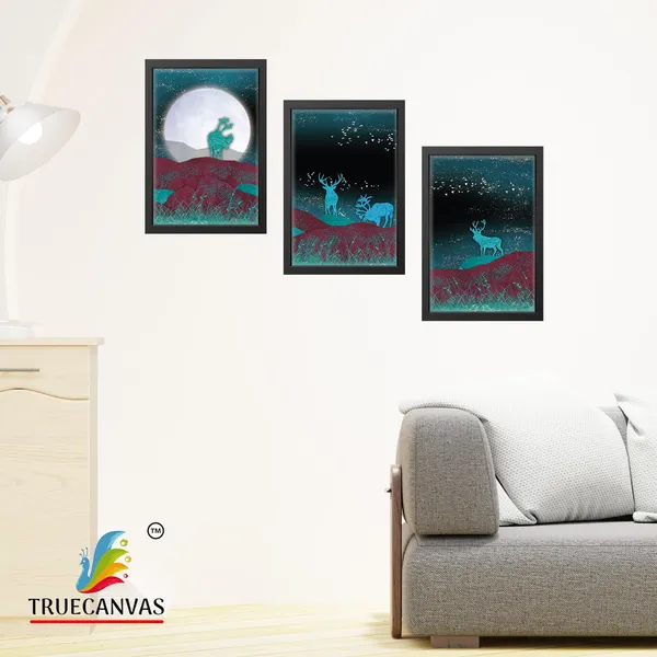 Black__Abstract_Hd_Print_Painting_Set_Of_3_With_Frame_|_For_Home,_Living_Room_Gallery_&_Office,_Black,_Size_-_13.50_X_19.50_Inch,_Sf094