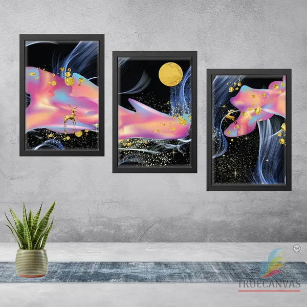 Black__Abstract_Hd_Print_Painting_Set_Of_3_With_Frame_|_For_Home,_Living_Room_Gallery_&_Office,_Black,_Size_-_13.50_X_19.50_Inch,_Sf095