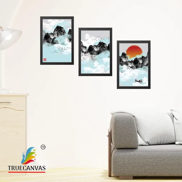 Multicolor_Abstract_Hd_Print_Painting_Set_Of_3_With_Frame_|_For_Home,_Living_Room_Gallery_&_Office,_Black,_Size_-_13.50_X_19.50_Inch,_Sf096