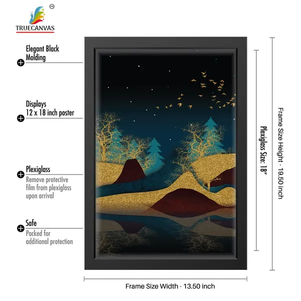 Black__Abstract_Hd_Print_Painting_Set_Of_3_With_Frame_|_For_Home,_Living_Room_Gallery_&_Office,_Black,_Size_-_13.50_X_19.50_Inch,_Sf097