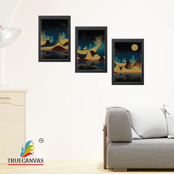 Black__Abstract_Hd_Print_Painting_Set_Of_3_With_Frame_|_For_Home,_Living_Room_Gallery_&_Office,_Black,_Size_-_13.50_X_19.50_Inch,_Sf097