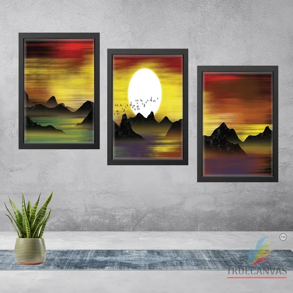 Black__Abstract_Hd_Print_Painting_Set_Of_3_With_Frame_|_For_Home,_Living_Room_Gallery_&_Office,_Black,_Size_-_13.50_X_19.50_Inch,_Sf105