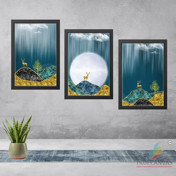 Black__Abstract_Hd_Print_Painting_Set_Of_3_With_Frame_|_For_Home,_Living_Room_Gallery_&_Office,_Black,_Size_-_13.50_X_19.50_Inch,_Sf126