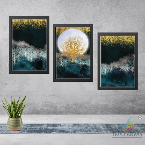 Black__Abstract_Hd_Print_Painting_Set_Of_3_With_Frame_|_For_Home,_Living_Room_Gallery_&_Office,_Black,_Size_-_13.50_X_19.50_Inch,_Sf128