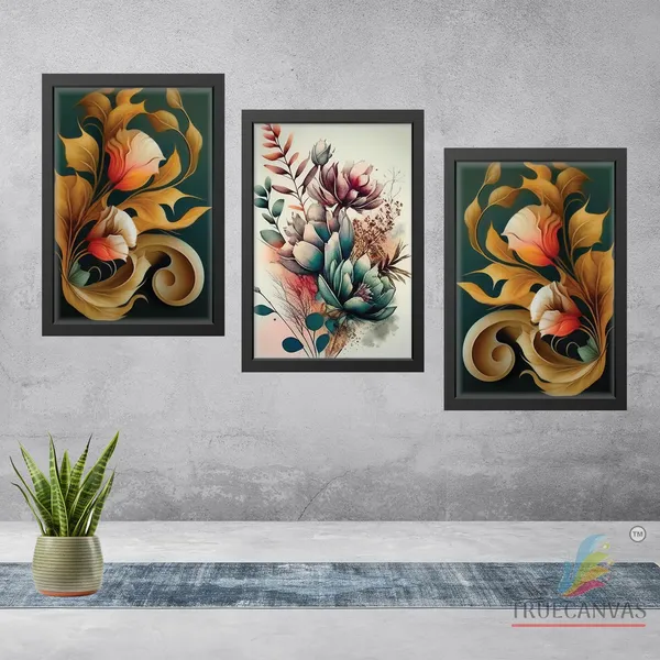 Multicolor_Abstract_Hd_Print_Painting_Set_Of_3_With_Frame_|_For_Home,_Living_Room_Gallery_&_Office,_Black,_Size_-_13.50_X_19.50_Inch,_Sf136