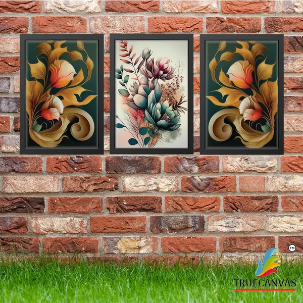 Multicolor_Abstract_Hd_Print_Painting_Set_Of_3_With_Frame_|_For_Home,_Living_Room_Gallery_&_Office,_Black,_Size_-_13.50_X_19.50_Inch,_Sf136