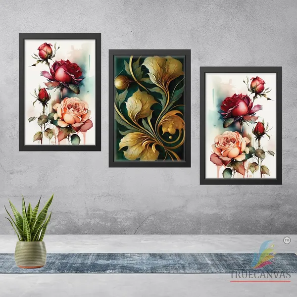 Black__Abstract_Hd_Print_Painting_Set_Of_3_With_Frame_|_For_Home,_Living_Room_Gallery_&_Office,_Black,_Size_-_13.50_X_19.50_Inch,_Sf137
