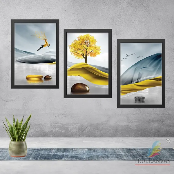 Black__Abstract_Hd_Print_Painting_Set_Of_3_With_Frame_|_For_Home,_Living_Room_Gallery_&_Office,_Black,_Size_-_13.50_X_19.50_Inch,_Sf159