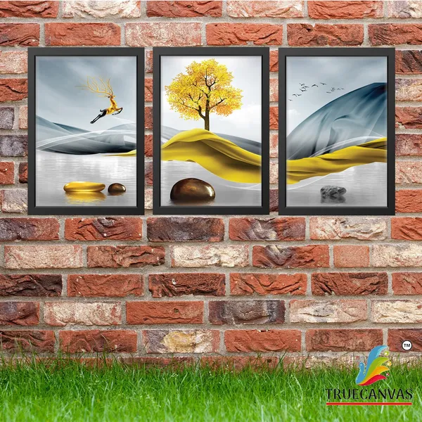 Black__Abstract_Hd_Print_Painting_Set_Of_3_With_Frame_|_For_Home,_Living_Room_Gallery_&_Office,_Black,_Size_-_13.50_X_19.50_Inch,_Sf159