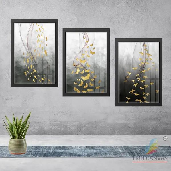 Black__Abstract_Hd_Print_Painting_Set_Of_3_With_Frame_|_For_Home,_Living_Room_Gallery_&_Office,_Black,_Size_-_13.50_X_19.50_Inch,_Sf162