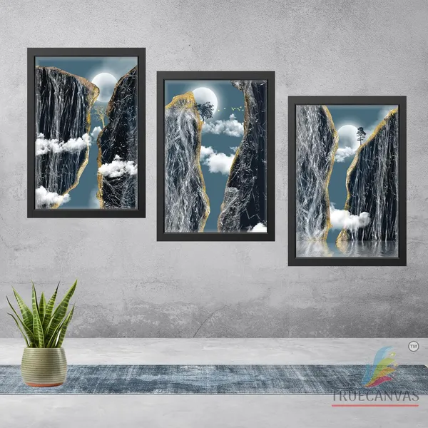 Black__Abstract_Hd_Print_Painting_Set_Of_3_With_Frame_|_For_Home,_Living_Room_Gallery_&_Office,_Black,_Size_-_13.50_X_19.50_Inch,_Sf169