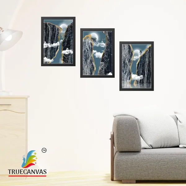 Black__Abstract_Hd_Print_Painting_Set_Of_3_With_Frame_|_For_Home,_Living_Room_Gallery_&_Office,_Black,_Size_-_13.50_X_19.50_Inch,_Sf169