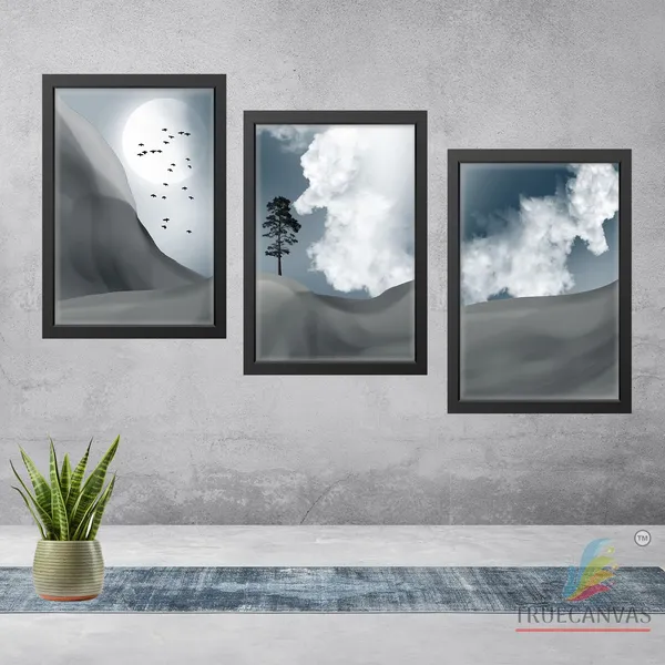 Multicolor_Abstract_Hd_Print_Painting_Set_Of_3_With_Frame_|_For_Home,_Living_Room_Gallery_&_Office,_Black,_Size_-_13.50_X_19.50_Inch,_Sf171