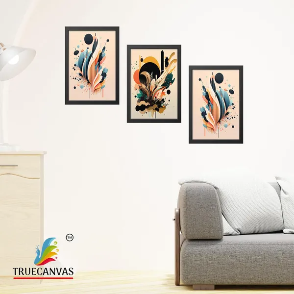 Black__Abstract_Hd_Print_Painting_Set_Of_3_With_Frame_|_For_Home,_Living_Room_Gallery_&_Office,_Black,_Size_-_13.50_X_19.50_Inch,_Sf182