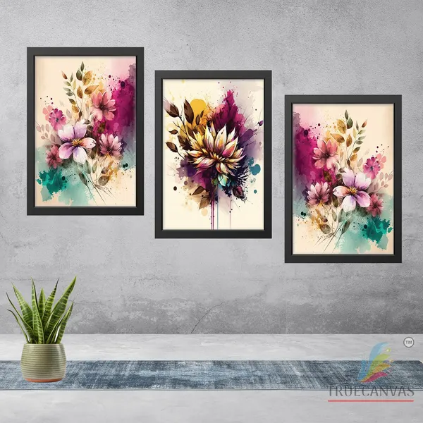 Black__Abstract_Hd_Print_Painting_Set_Of_3_With_Frame_|_For_Home,_Living_Room_Gallery_&_Office,_Black,_Size_-_13.50_X_19.50_Inch,_Sf194