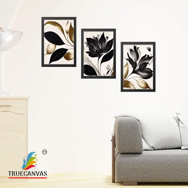 Black__Abstract_Hd_Print_Painting_Set_Of_3_With_Frame_|_For_Home,_Living_Room_Gallery_&_Office,_Black,_Size_-_13.50_X_19.50_Inch,_Sf195