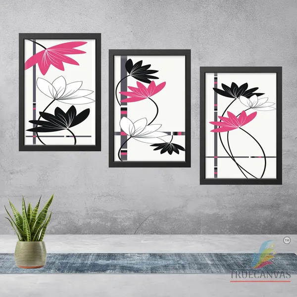 Black__Abstract_Hd_Print_Painting_Set_Of_3_With_Frame_|_For_Home,_Living_Room_Gallery_&_Office,_Black,_Size_-_13.50_X_19.50_Inch,_Sf246