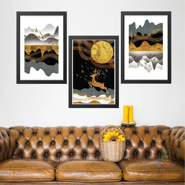 Multicolor_Abstract_Hd_Print_Painting_Set_Of_3_With_Frame_|_For_Home,_Living_Room_Gallery_&_Office,_Black_Frame,_Size_-_13.50_X_19.50_Inch,_Sf253