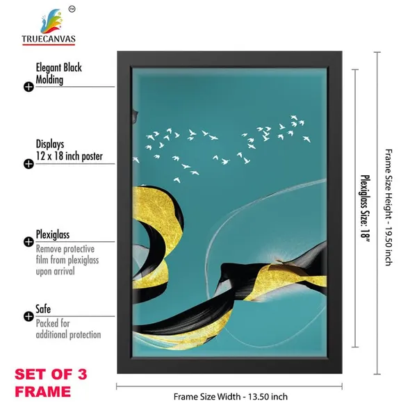 Multicolor_Abstract_Hd_Print_Painting_Set_Of_3_With_Frame_|_For_Home,_Living_Room_Gallery_&_Office,_Black_Frame,_Size_-_13.50_X_19.50_Inch,_Sf255