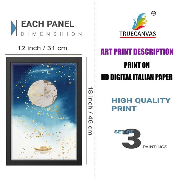 Black__Abstract_Hd_Print_Painting_Set_Of_3_With_Frame_|_For_Home,_Living_Room_Gallery_&_Office,_Black_Frame,_Size_-_13.50_X_19.50_Inch,_Sf259
