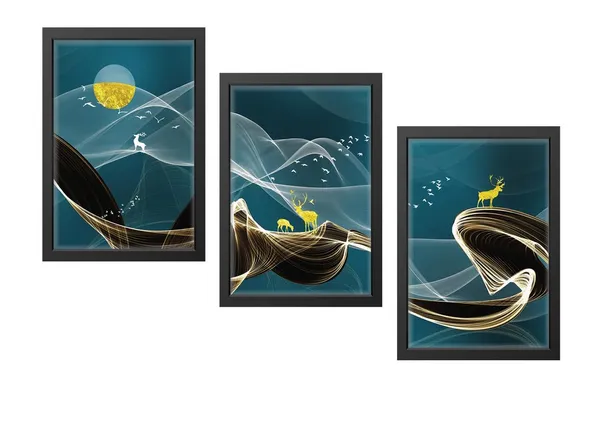 Multicolor_Abstract_Hd_Print_Painting_Set_Of_3_With_Frame_|_For_Home,_Living_Room_Gallery_&_Office,_Black_Frame,_Size_-_13.50_X_19.50_Inch,_Sf262