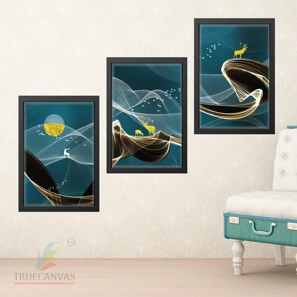 Multicolor_Abstract_Hd_Print_Painting_Set_Of_3_With_Frame_|_For_Home,_Living_Room_Gallery_&_Office,_Black_Frame,_Size_-_13.50_X_19.50_Inch,_Sf262
