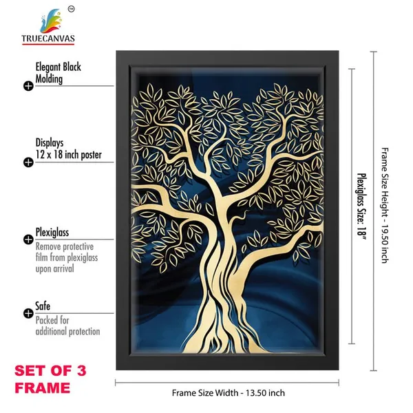 Black__Abstract_Hd_Print_Painting_Set_Of_3_With_Frame_|_For_Home,_Living_Room_Gallery_&_Office,_Black_Frame,_Size_-_13.50_X_19.50_Inch,_Sf263