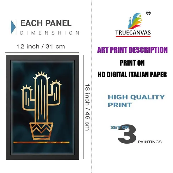 Black__Abstract_Hd_Print_Painting_Set_Of_3_With_Frame_|_For_Home,_Living_Room_Gallery_&_Office,_Black_Frame,_Size_-_13.50_X_19.50_Inch,_Sf266