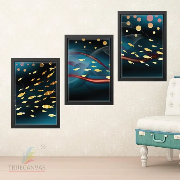 Multicolor_Abstract_Hd_Print_Painting_Set_Of_3_With_Frame_|_For_Home,_Living_Room_Gallery_&_Office,_Black_Frame,_Size_-_13.50_X_19.50_Inch,_Sf267