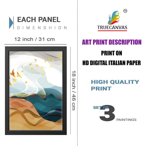 Black__Abstract_Hd_Print_Painting_Set_Of_3_With_Frame_|_For_Home,_Living_Room_Gallery_&_Office,_Black_Frame,_Size_-_13.50_X_19.50_Inch,_Sf268