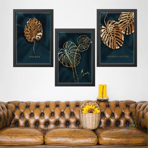 Black__Abstract_Hd_Print_Painting_Set_Of_3_With_Frame_|_For_Home,_Living_Room_Gallery_&_Office,_Black_Frame,_Size_-_13.50_X_19.50_Inch,_Sf269