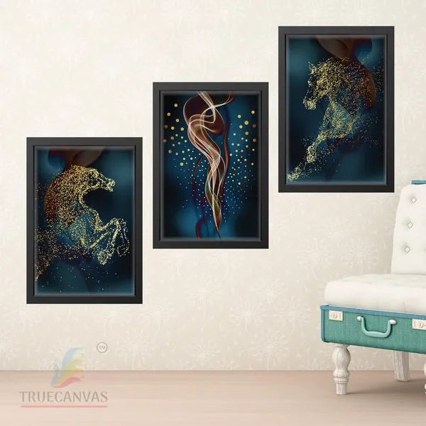Black__Abstract_Hd_Print_Painting_Set_Of_3_With_Frame_|_For_Home,_Living_Room_Gallery_&_Office,_Black_Frame,_Size_-_13.50_X_19.50_Inch,_Sf270