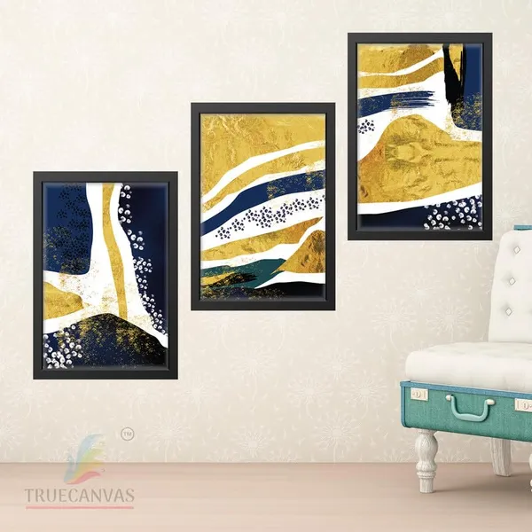 Black__Abstract_Hd_Print_Painting_Set_Of_3_With_Frame_|_For_Home,_Living_Room_Gallery_&_Office,_Black_Frame,_Size_-_13.50_X_19.50_Inch,_Sf271