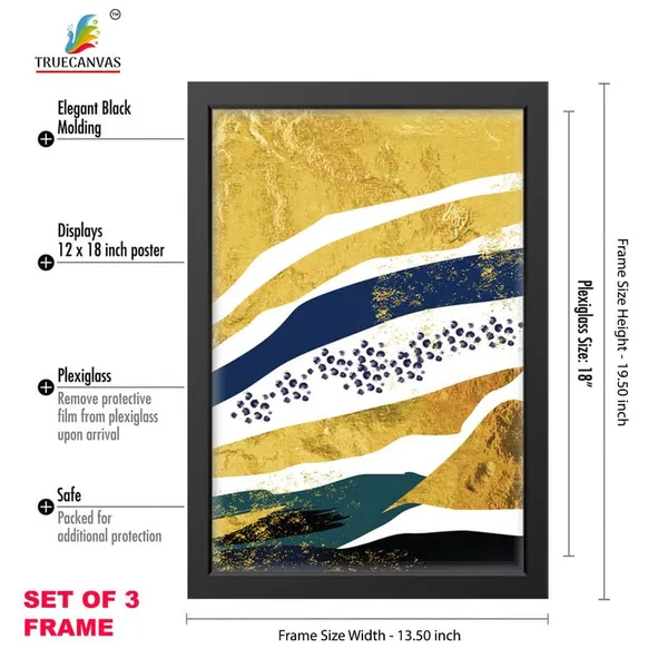 Black__Abstract_Hd_Print_Painting_Set_Of_3_With_Frame_|_For_Home,_Living_Room_Gallery_&_Office,_Black_Frame,_Size_-_13.50_X_19.50_Inch,_Sf271