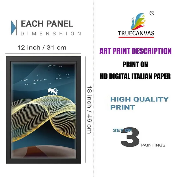 Black__Abstract_Hd_Print_Painting_Set_Of_3_With_Frame_|_For_Home,_Living_Room_Gallery_&_Office,_Black_Frame,_Size_-_13.50_X_19.50_Inch,_Sf273