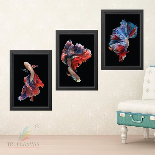 Multicolor_Abstract_Hd_Print_Painting_Set_Of_3_With_Frame_|_For_Home,_Living_Room_Gallery_&_Office,_Black_Frame,_Size_-_13.50_X_19.50_Inch,_Sf277