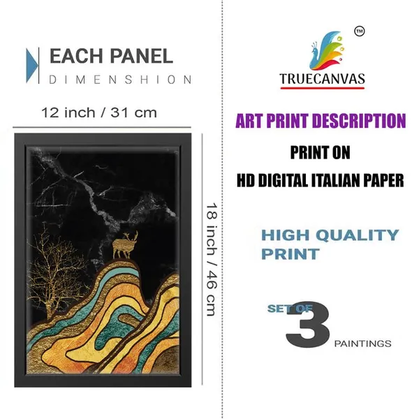 Black__Abstract_Hd_Print_Painting_Set_Of_3_With_Frame_|_For_Home,_Living_Room_Gallery_&_Office,_Black_Frame,_Size_-_13.50_X_19.50_Inch,_Sf278