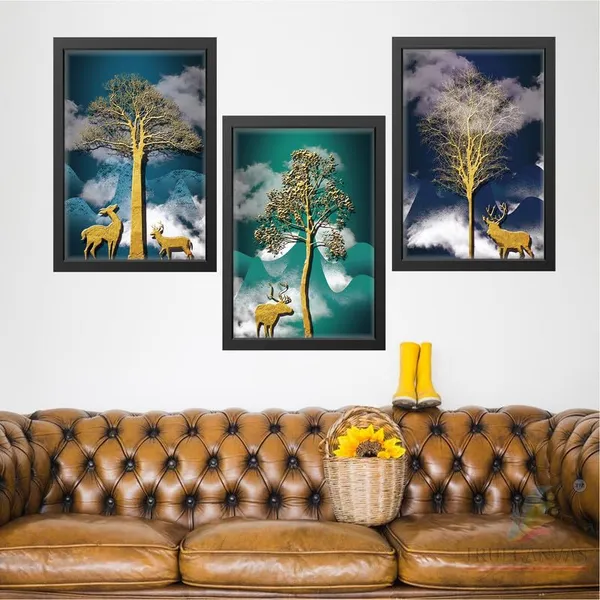 Black__Abstract_Hd_Print_Painting_Set_Of_3_With_Frame_|_For_Home,_Living_Room_Gallery_&_Office,_Black_Frame,_Size_-_13.50_X_19.50_Inch,_Sf280