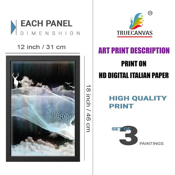 Black__Abstract_Hd_Print_Painting_Set_Of_3_With_Frame_|_For_Home,_Living_Room_Gallery_&_Office,_Black_Frame,_Size_-_13.50_X_19.50_Inch,_Sf287