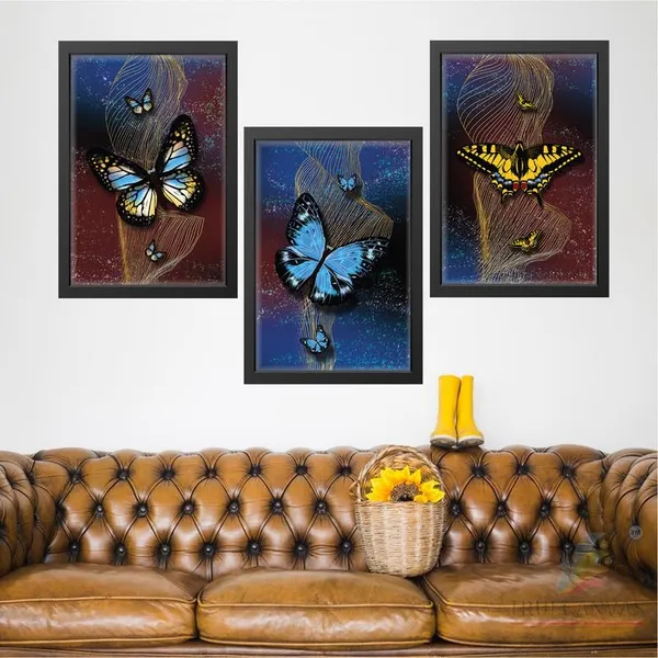 Black__Abstract_Hd_Print_Painting_Set_Of_3_With_Frame_|_For_Home,_Living_Room_Gallery_&_Office,_Black_Frame,_Size_-_13.50_X_19.50_Inch,_Sf289