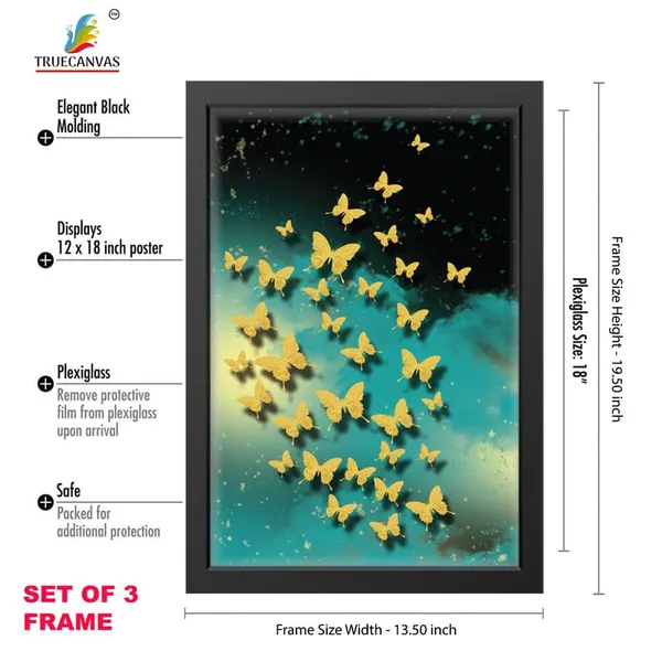 Black__Abstract_Hd_Print_Painting_Set_Of_3_With_Frame_|_For_Home,_Living_Room_Gallery_&_Office,_Black_Frame,_Size_-_13.50_X_19.50_Inch,_Sf293