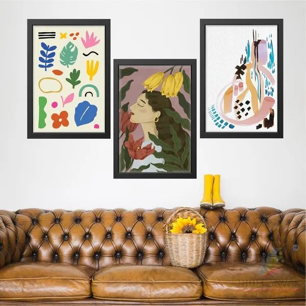 Black__Abstract_Hd_Print_Painting_Set_Of_3_With_Frame_|_For_Home,_Living_Room_Gallery_&_Office,_Black_Frame,_Size_-_13.50_X_19.50_Inch,_Sf303