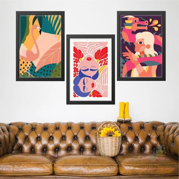 Multicolor_Abstract_Hd_Print_Painting_Set_Of_3_With_Frame_|_For_Home,_Living_Room_Gallery_&_Office,_Black_Frame,_Size_-_13.50_X_19.50_Inch,_Sf305