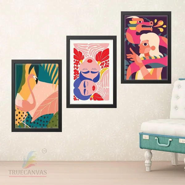 Multicolor_Abstract_Hd_Print_Painting_Set_Of_3_With_Frame_|_For_Home,_Living_Room_Gallery_&_Office,_Black_Frame,_Size_-_13.50_X_19.50_Inch,_Sf305