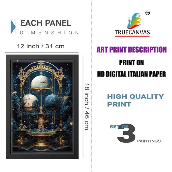 Black__Abstract_Hd_Print_Painting_Set_Of_3_With_Frame_|_For_Home,_Living_Room_Gallery_&_Office,_Black_Frame,_Size_-_13.50_X_19.50_Inch,_Sf310