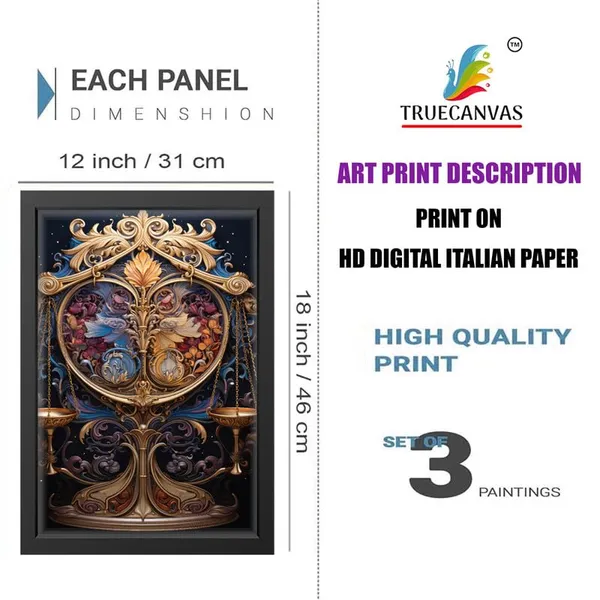 Black__Abstract_Hd_Print_Painting_Set_Of_3_With_Frame_|_For_Home,_Living_Room_Gallery_&_Office,_Black_Frame,_Size_-_13.50_X_19.50_Inch,_Sf312
